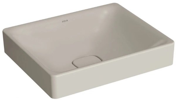 Vitra 7534B020-1398 Metropole Dikdörtgen Çanak lavabo,50cm Mat Bej.